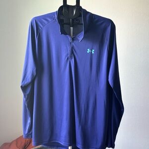 Under Armour Men's Blue Long Sleeve Shirt